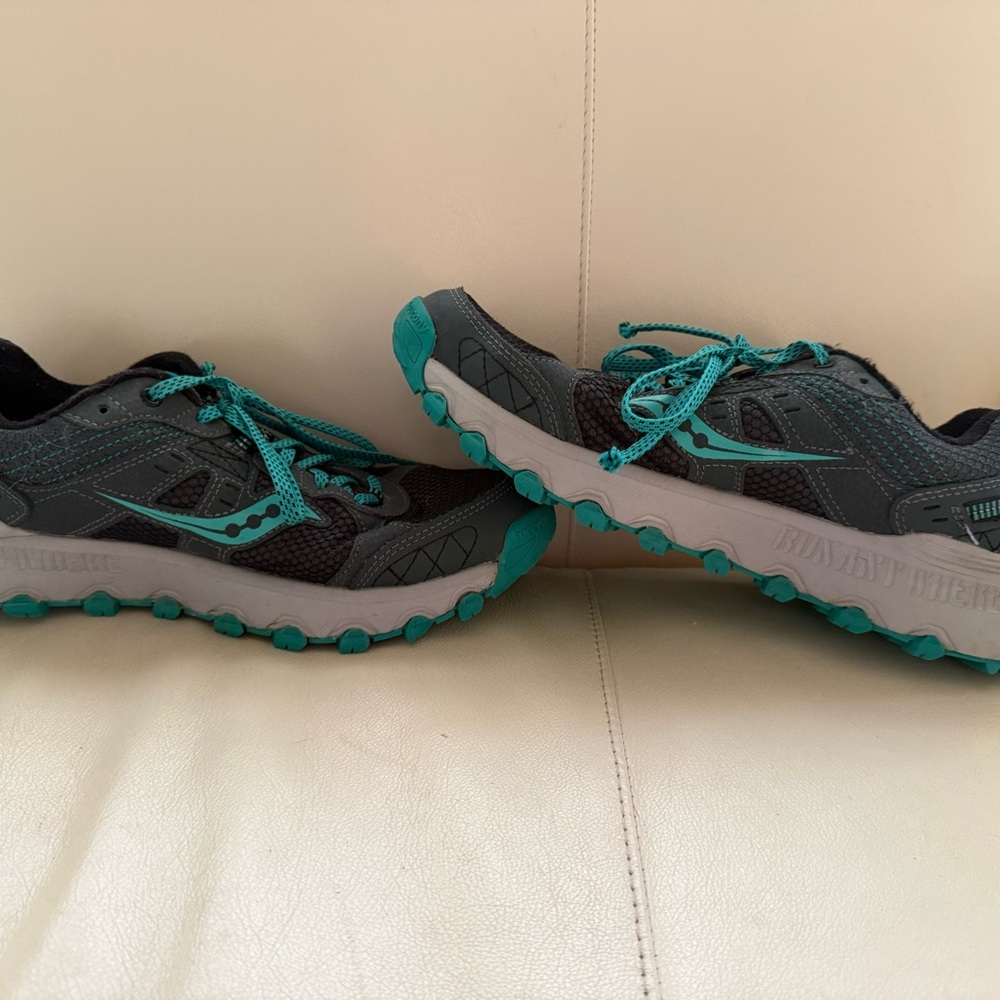 Saucony Women's Athletic Shoes in Black and Teal